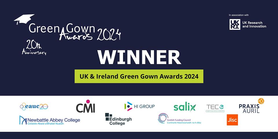 Success at the double – University's two wins at 2024 Green Gown Awards