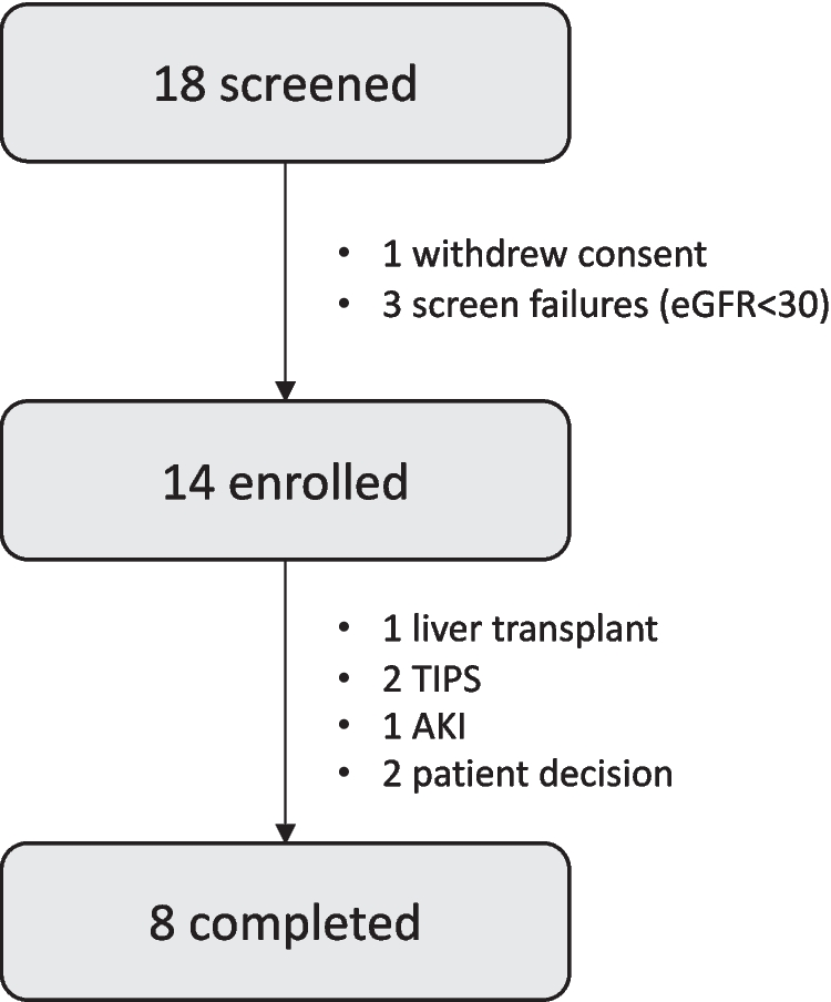 Empagliflozin in Diuretic-Refractory Ascites (DRAin-Em): Results of a Single-Center Feasibility Study