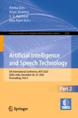 Artificial Intelligence and Speech Technology