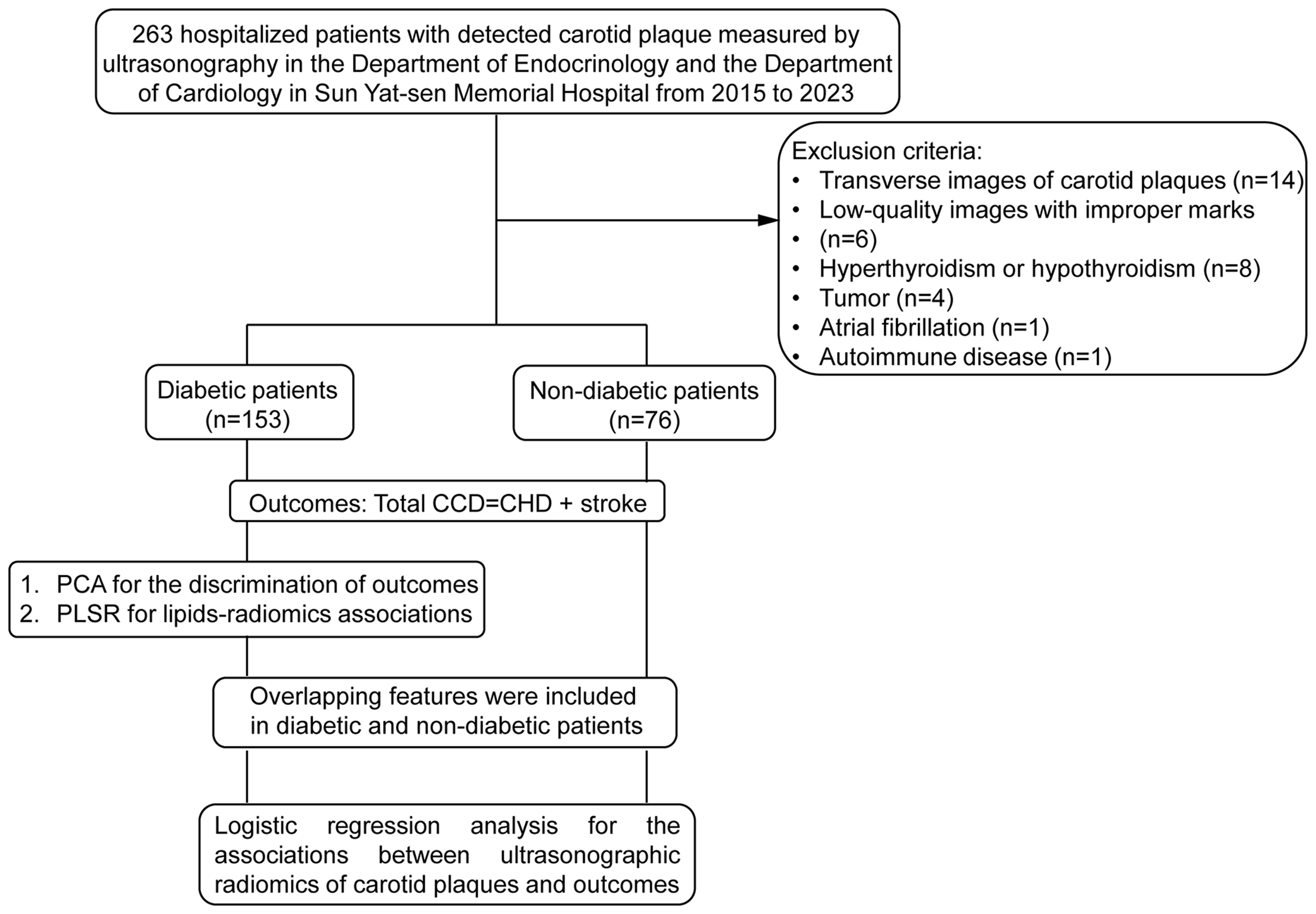 Lipid-related radiomics of low-echo carotid plaques is associated with diabetic stroke and non-diabetic coronary heart disease