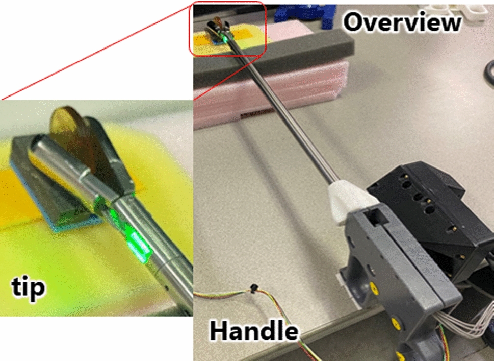 Radiation source detection for the accurate location of lymph node metastases using robotic forceps-type coincidence radiation detector