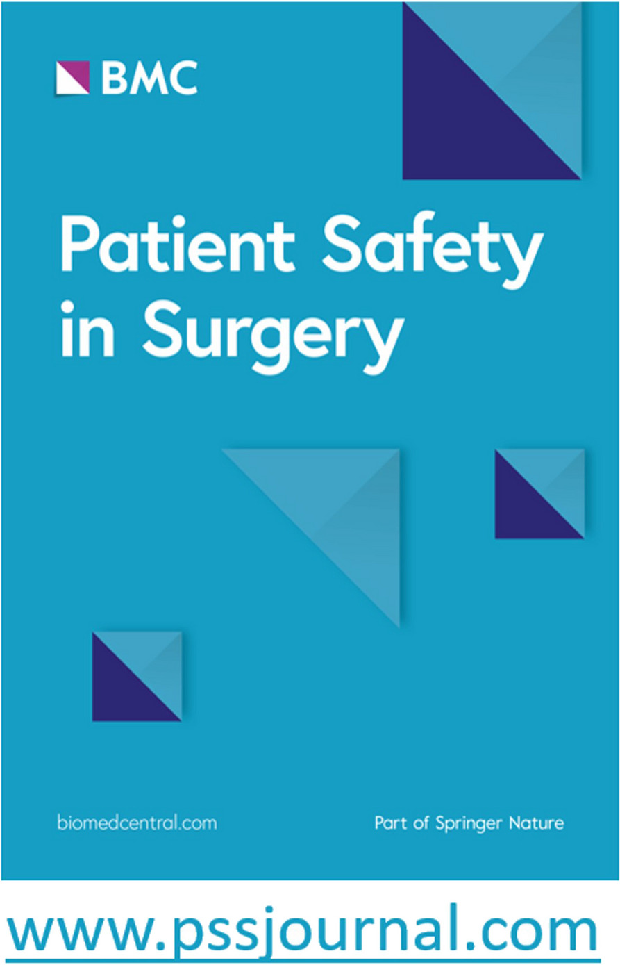 Patient Safety in Surgery: scaling the journal’s global visibility and scientific renown