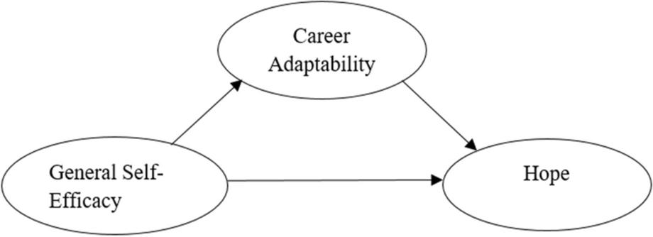 General Self-efficacy, Career Adaptability, and Hope: a Model Test for University Students in Turkey