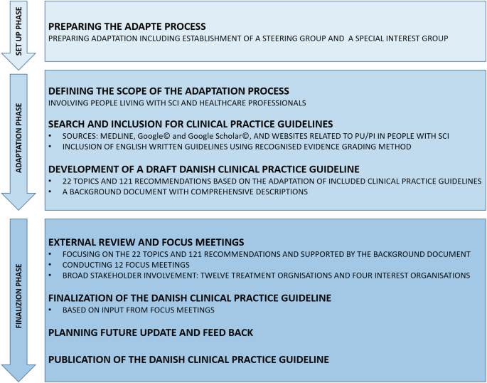 Development of a clinical practice guideline on pressure ulcers in people with spinal cord injuries inspired by the ADAPTE method