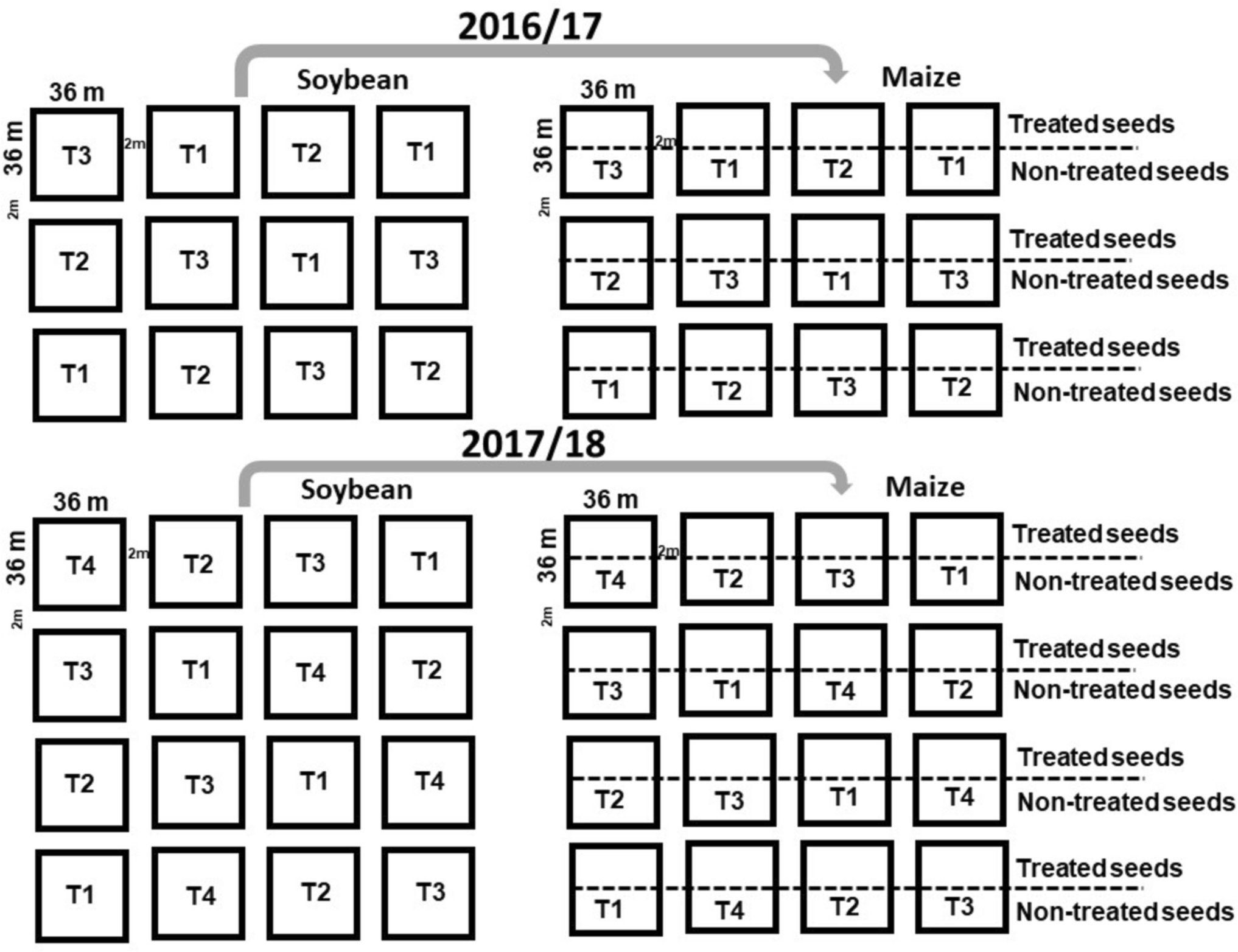 Management Strategies for the Control of Diceraeus melacanthus (Dallas) in Soybean (Summer)–Maize (Fall/Winter) Successions