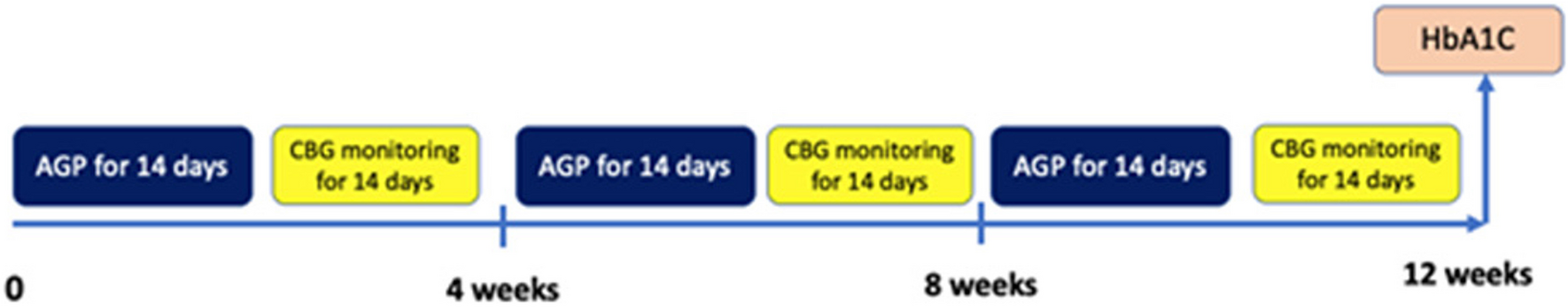 Relationship of HbA1C to blood glucose concentrations in children with type 1 diabetes mellitus from Eastern India