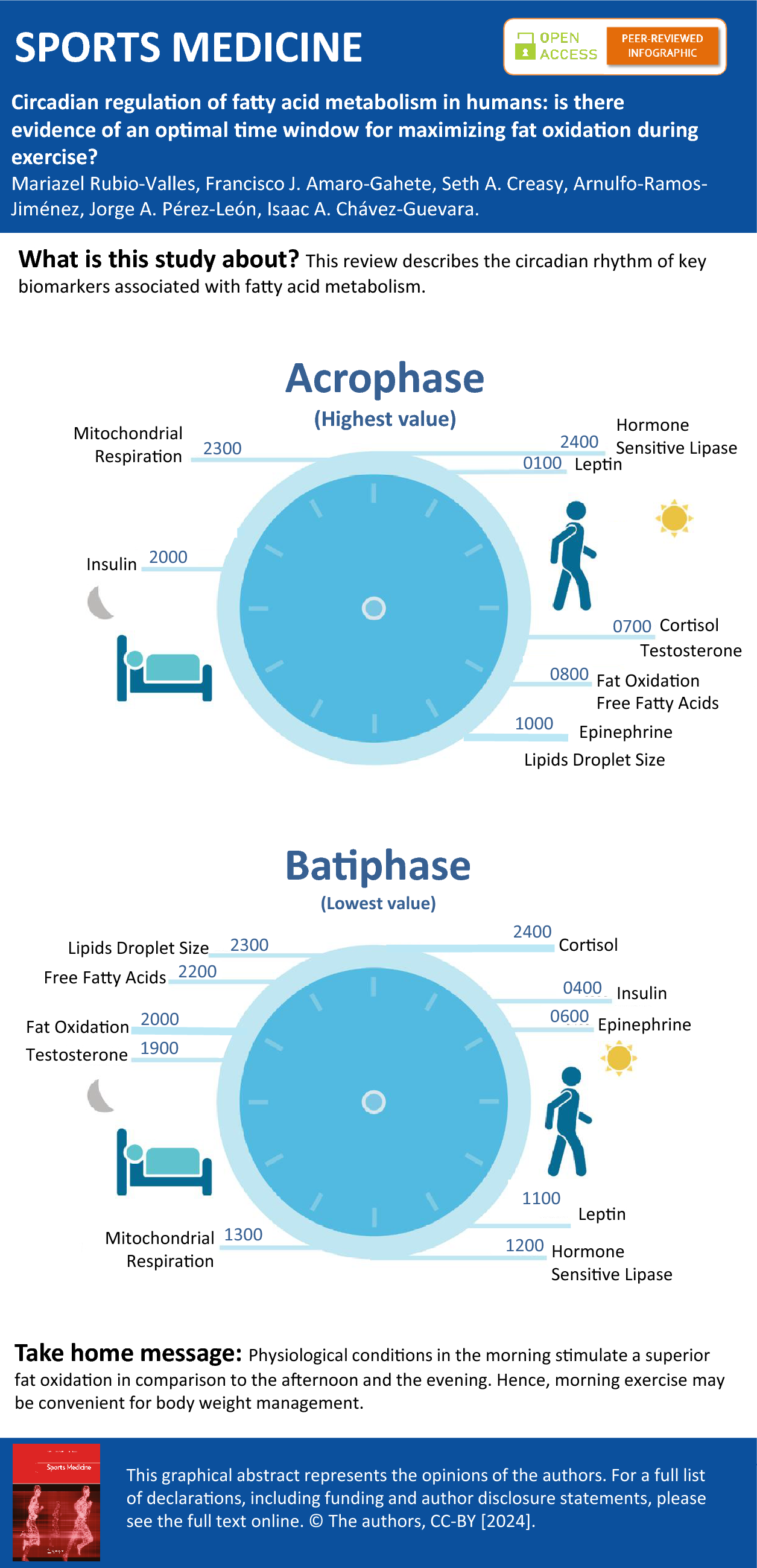 Circadian Regulation of Fatty Acid Metabolism in Humans: Is There Evidence of an Optimal Time Window for Maximizing Fat Oxidation During Exercise?