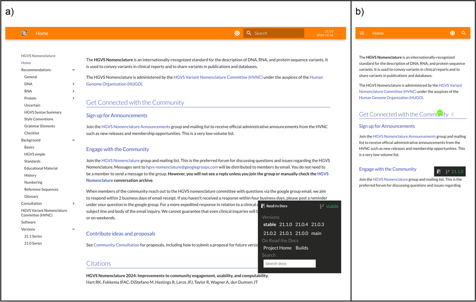 HGVS Nomenclature 2024: improvements to community engagement, usability, and computability