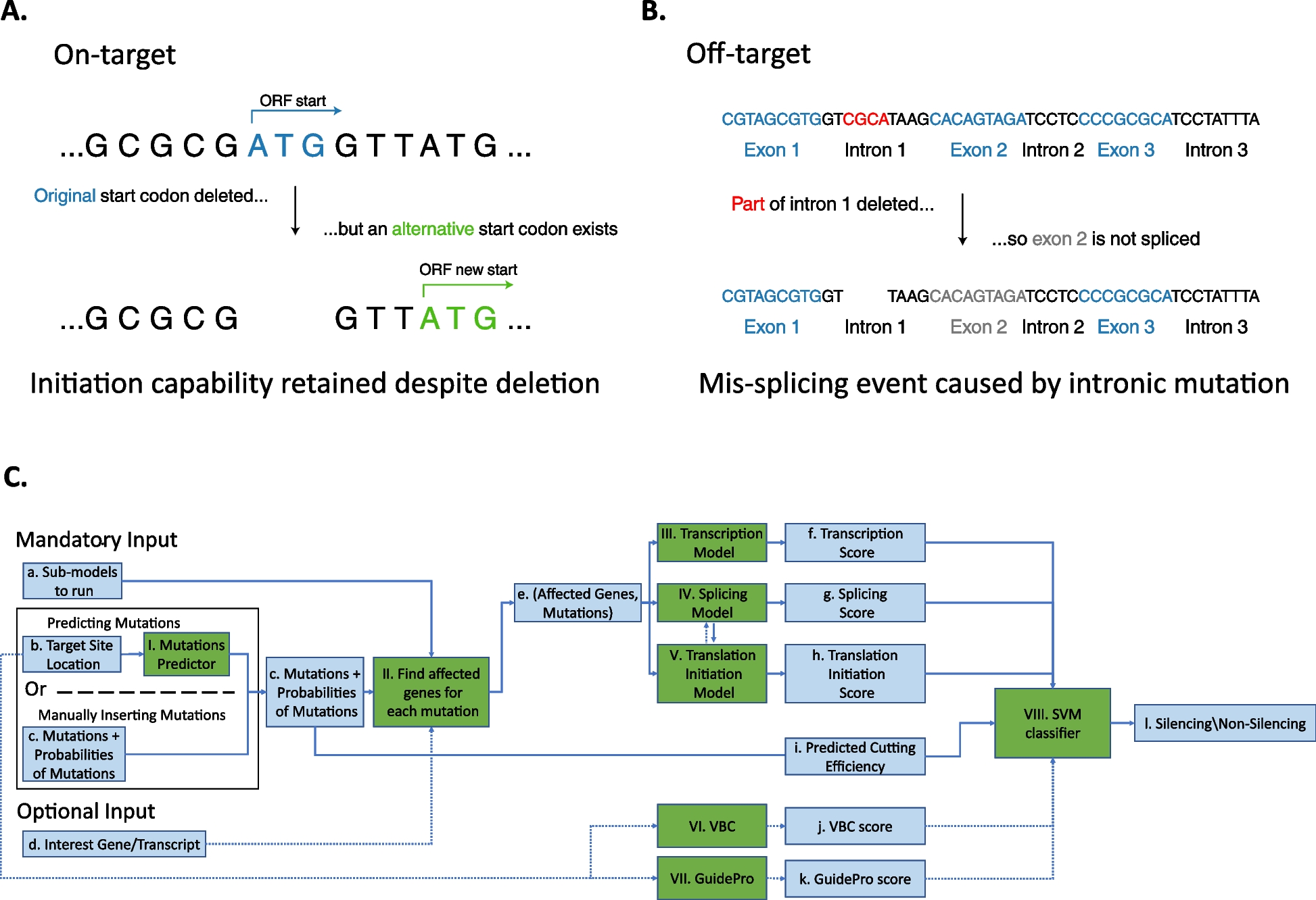 A tool for CRISPR-Cas9 sgRNA evaluation based on computational models of gene expression