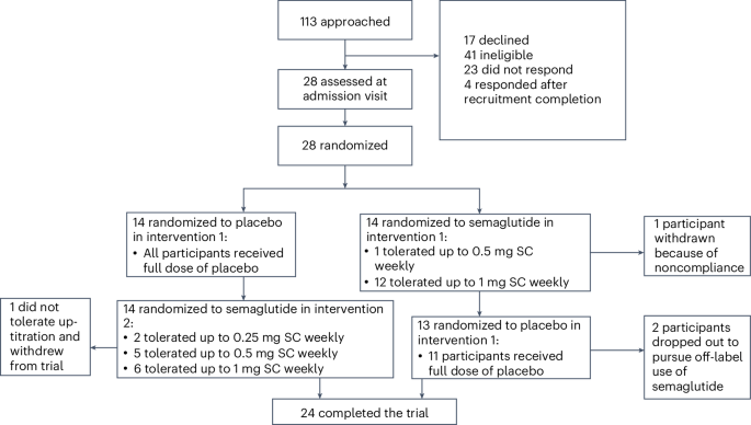 Subcutaneous weekly semaglutide with automated insulin delivery in type 1 diabetes: a double-blind, randomized, crossover trial