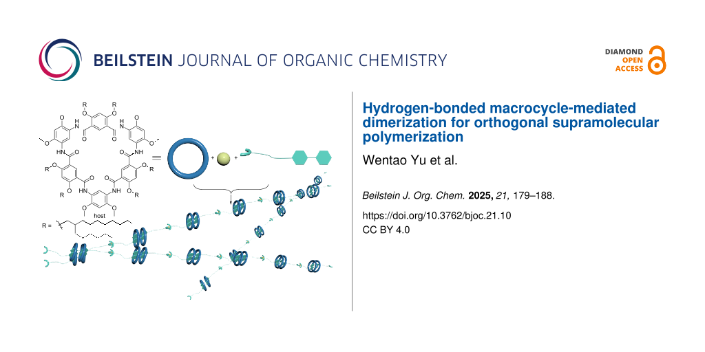 Hydrogen-bonded macrocycle-mediated dimerization for orthogonal supramolecular polymerization