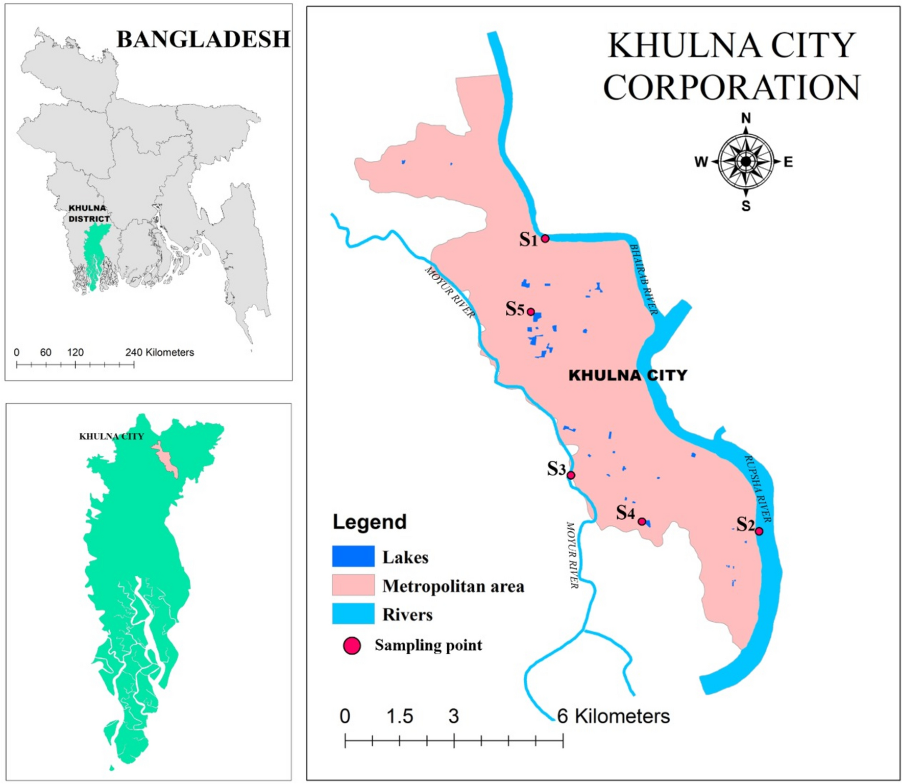 Occurrence of Antibiotic-Resistant Bacteria in Urban Surface Water Sources in Bangladesh