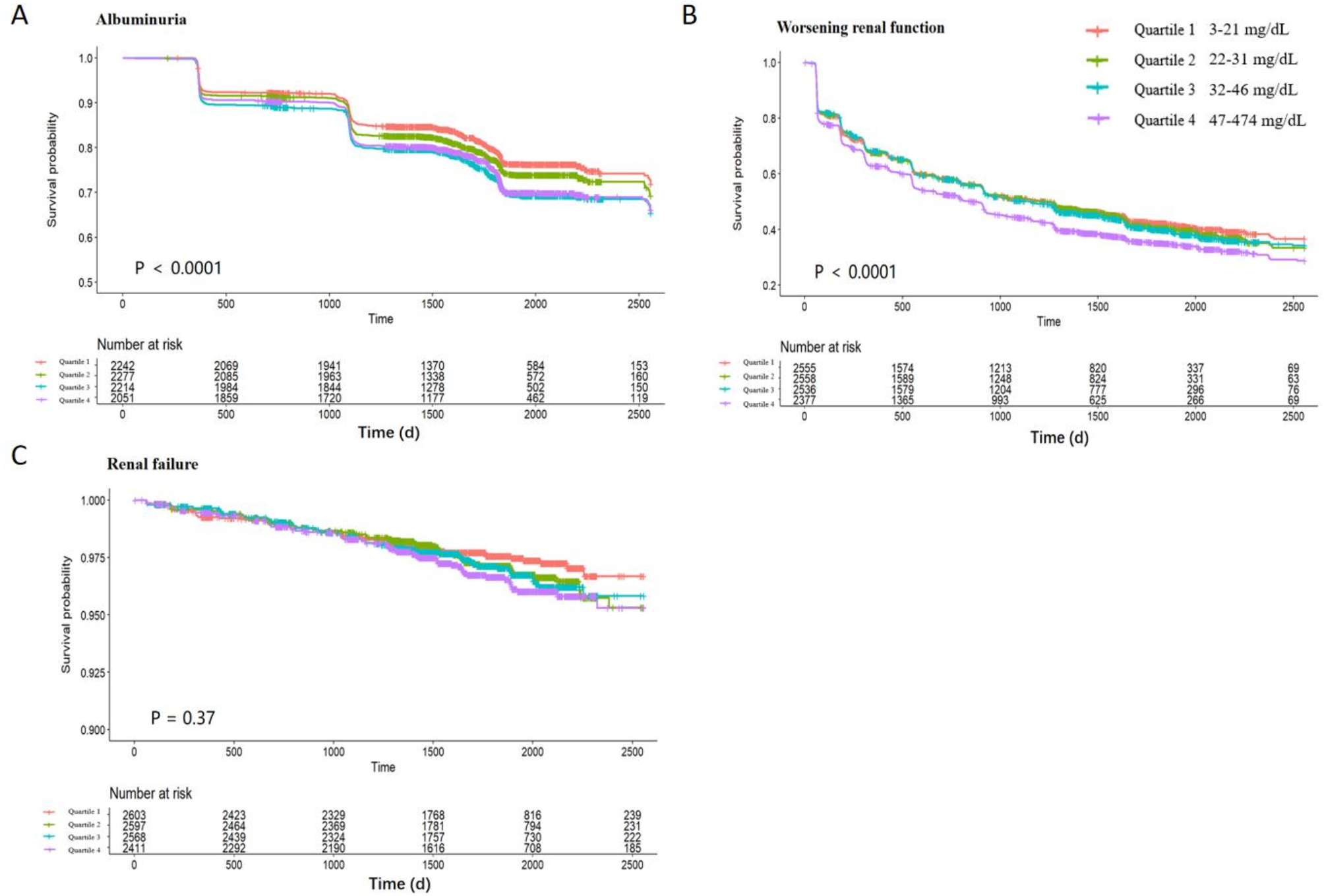 The prognostic value of remnant cholesterol to adverse renal outcomes in patients with type 2 diabetes