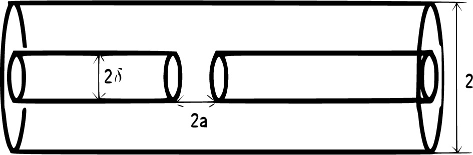 Bound state induced by a gap in fiber core