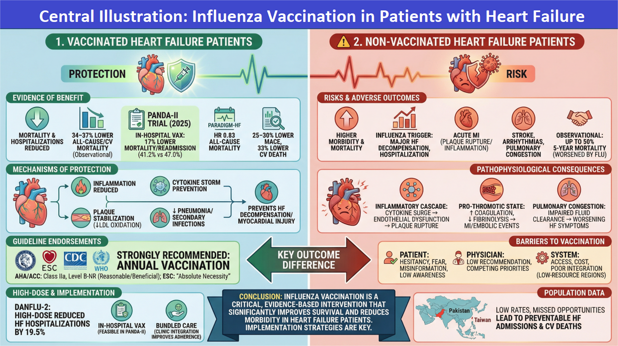 Influenza vaccination in patients with heart failure: comprehensive review of evidence, challenges, and clinical implications