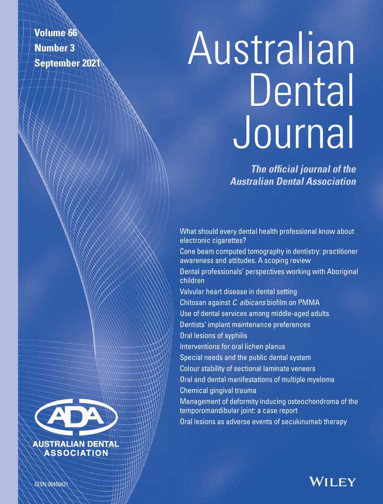 Management of dental emergencies amongst Australian general medical practitioners ‐ A case‐vignette study