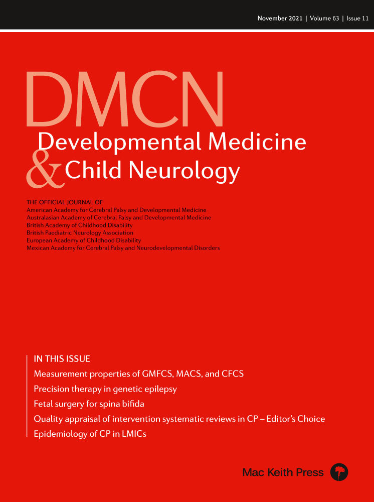 Classification of pain in children with cerebral palsy