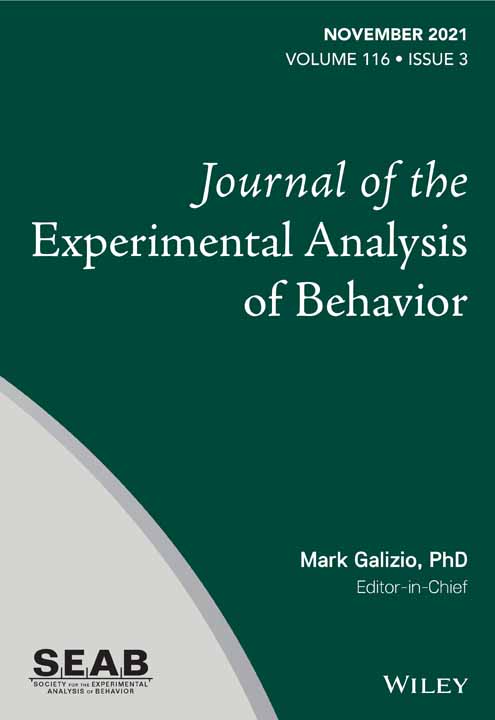 The Journal of the Experimental Analysis of Behavior announces a special issue on the topic of: Strengthening the Research‐Practice Loop in Applied Animal Behavior