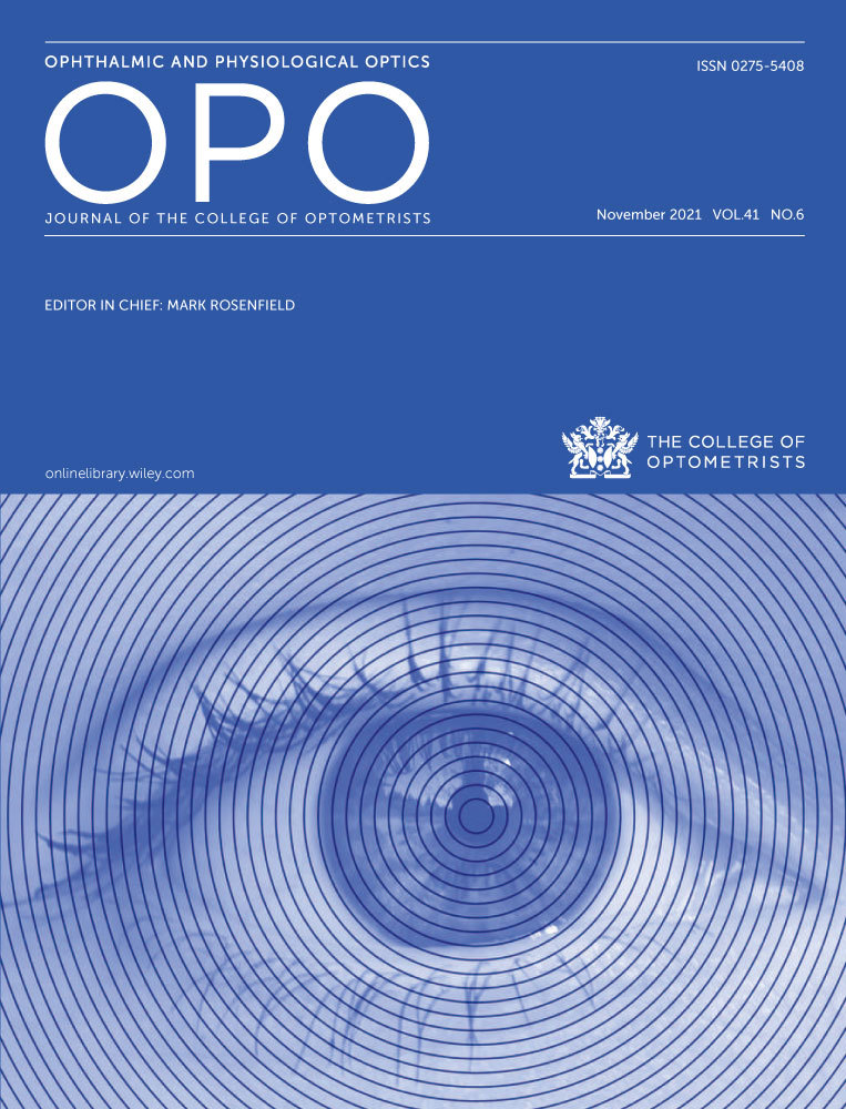 Changes in visual cortical function in moderately myopic patients: a functional near‐infrared spectroscopy study