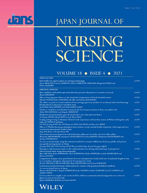 Mentoring of nursing students—A comparative study of Japan and five European countries