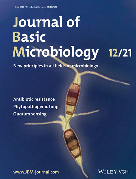 Cover: Journal of Basic Microbiology. 12/2021