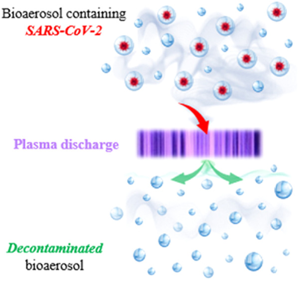 Cold atmospheric plasma decontamination of SARS‐CoV‐2 bioaerosols