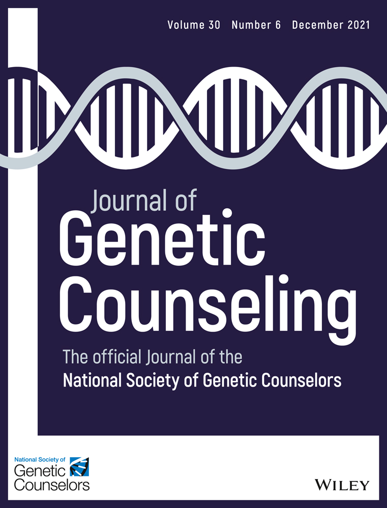Genetic counselor use of self‐involving responses in a clinical setting: A qualitative investigation