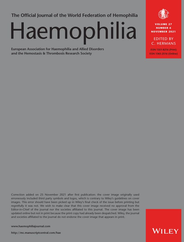 The relationship between chronic pain and psychosocial aspects in patients with haemophilic arthropathy. A cross‐sectional study
