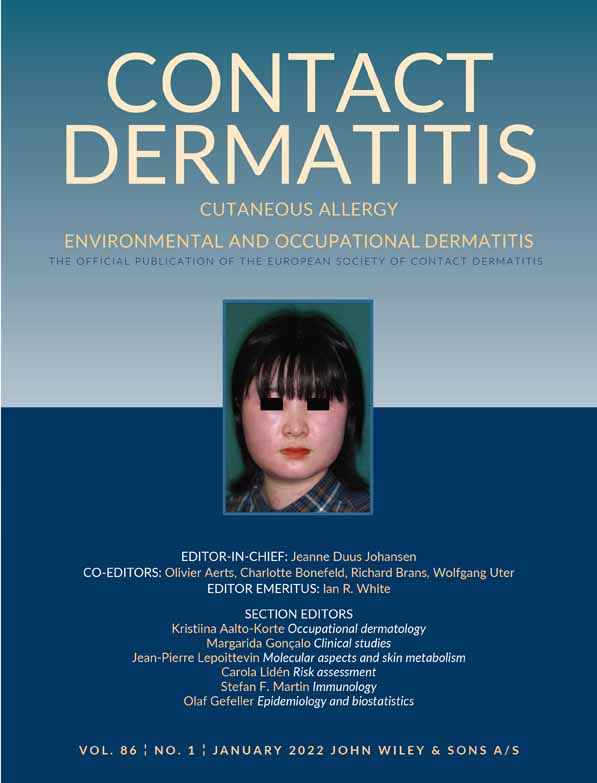 Allergic contact dermatitis to phenoxyethanol – a rare, but possible cause of hand dermatitis