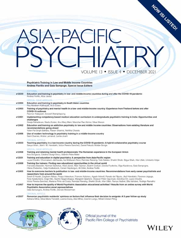 Romanian psychiatric residents' opinions on factors that influence their decision to emigrate: A 5‐year follow‐up study