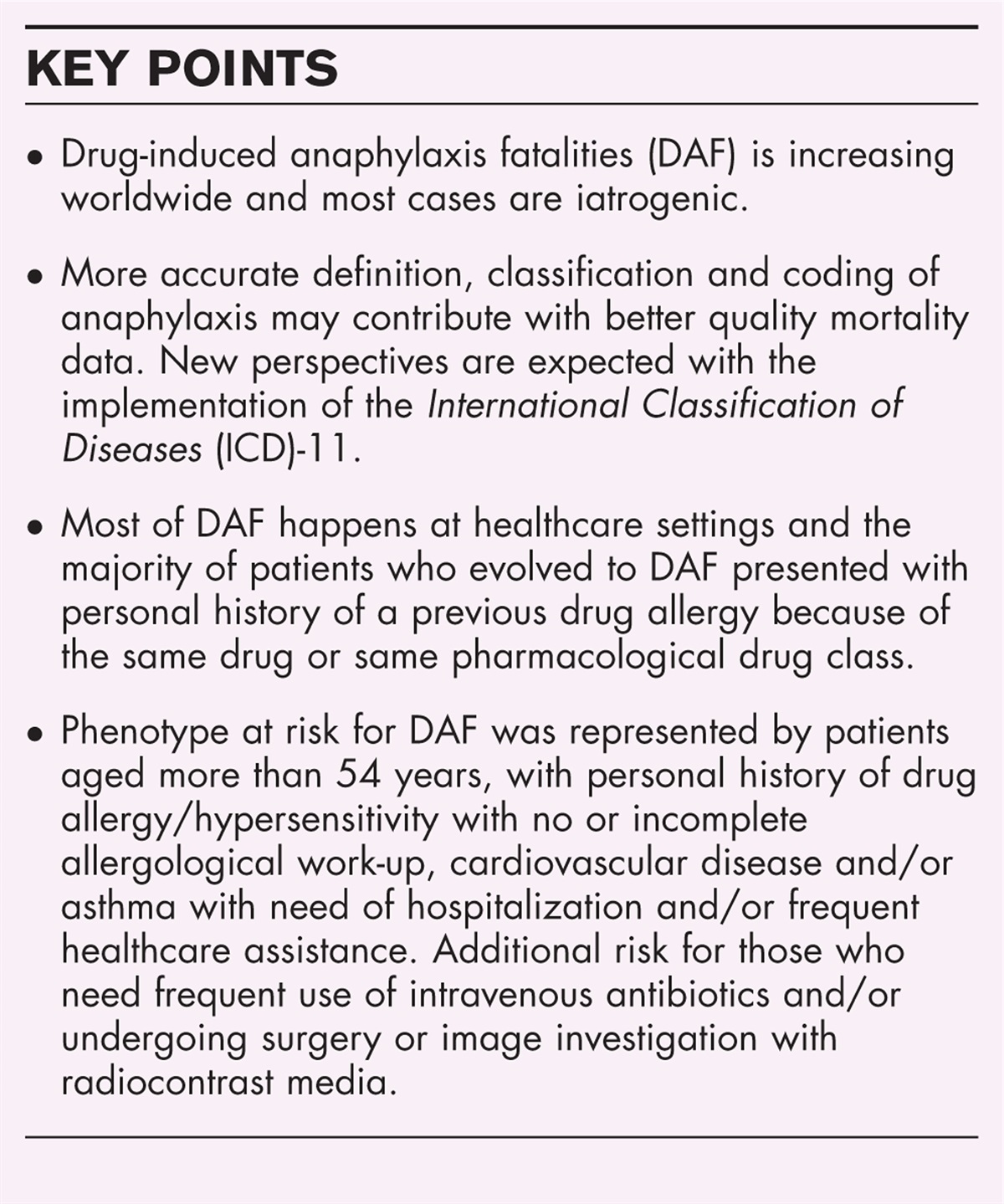 Global patterns of drug allergy-induced fatalities: a wake-up call to prevent avoidable deaths