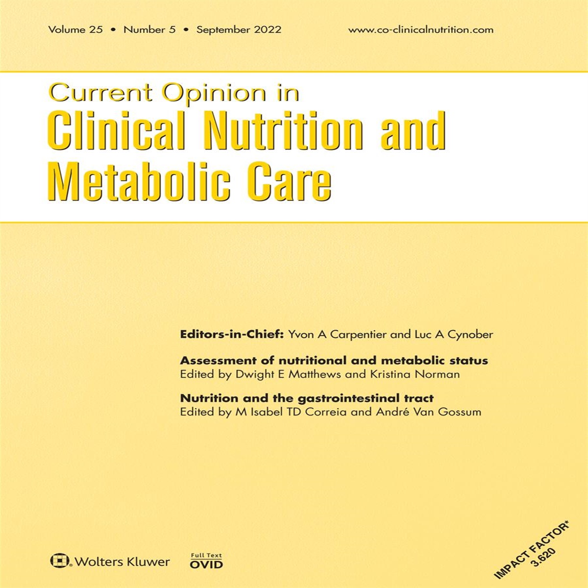 Editorial: Nutrition and the gastrointestinal tract