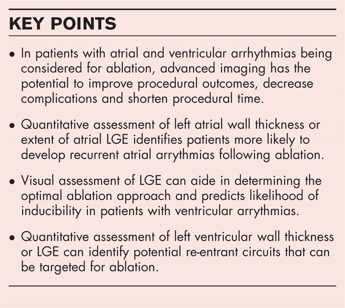 Role of advanced imaging with cardiac computed tomography and MRI in atrial and ventricular ablation