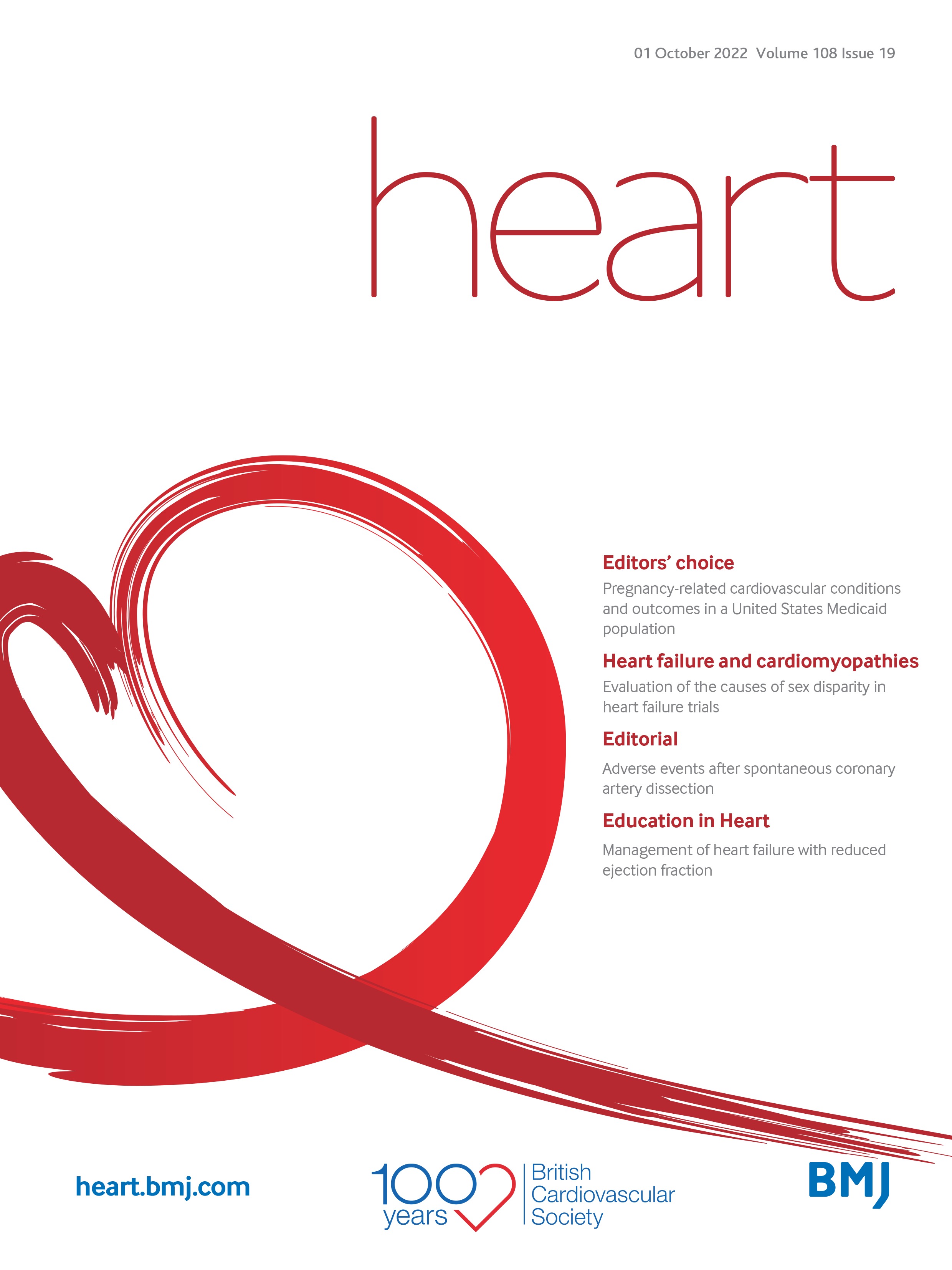 Clinical outcomes in spontaneous coronary artery dissection