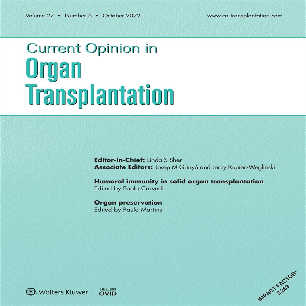 Editorial: Organ Preservation Revolution: the future is revisiting the past through a different lens