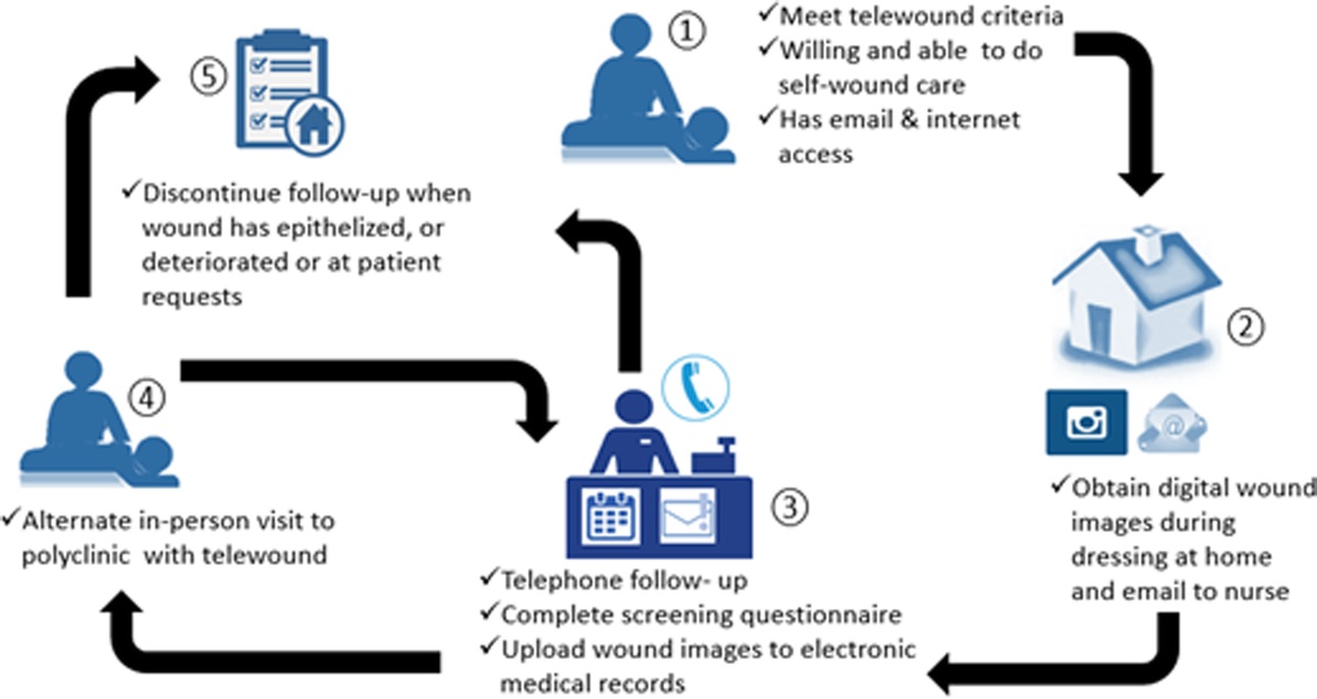 Description and Utilization of Telewound Monitoring Services in Primary Care Patients with Acute Wounds in Singapore: A Retrospective Study