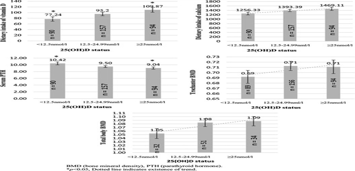 Influence of Vitamin D Consumption on Bone Mineral Density Among Saudi Women in Jeddah Not Taking Supplements