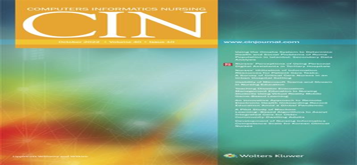 Nurses' Perceptions of Using Personal Digital Assistants in Tertiary Hospitals