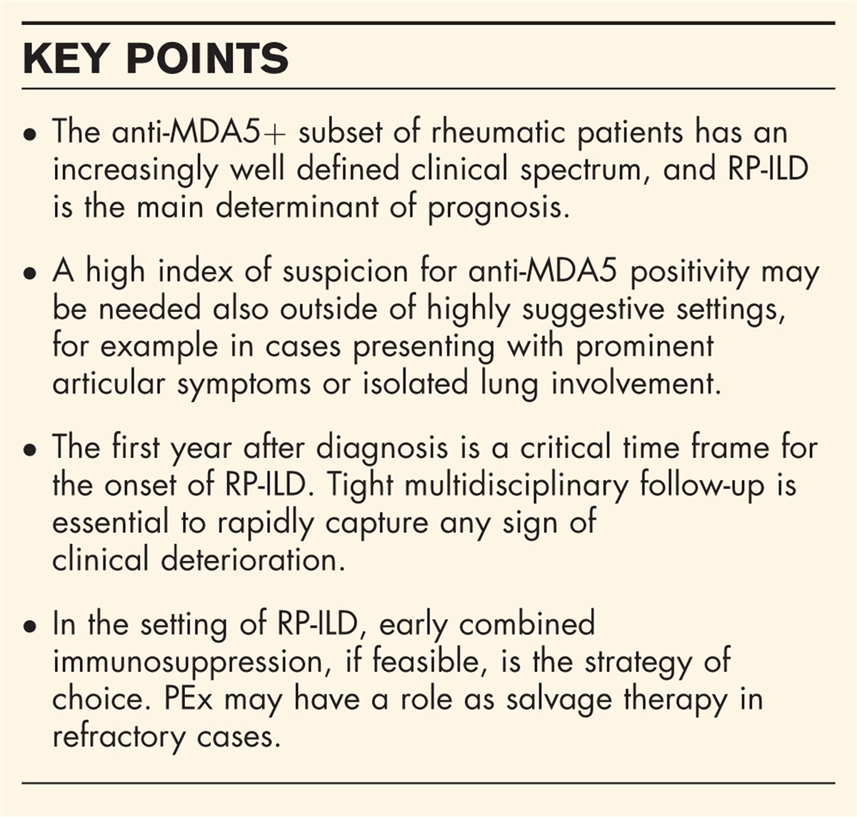 Anti-MDA5 dermatomyositis: an update from bench to bedside