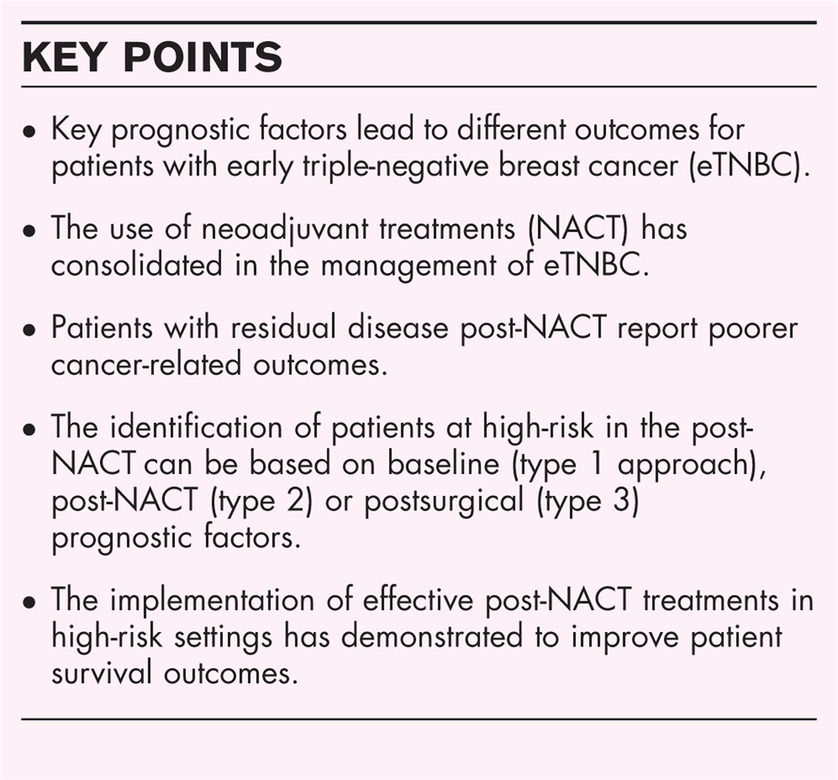 Postneoadjuvant treatment for triple-negative breast cancer