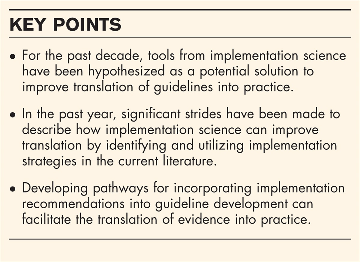 Translating guidelines into practice via implementation science: an update in lipidology