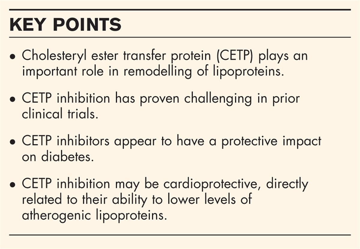Can we revive CETP-inhibitors for the prevention of cardiovascular disease?