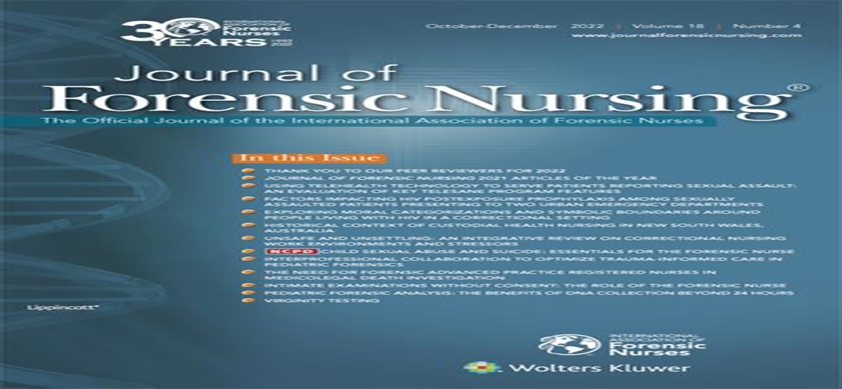 Journal of Forensic Nursing 2021 Articles of the Year