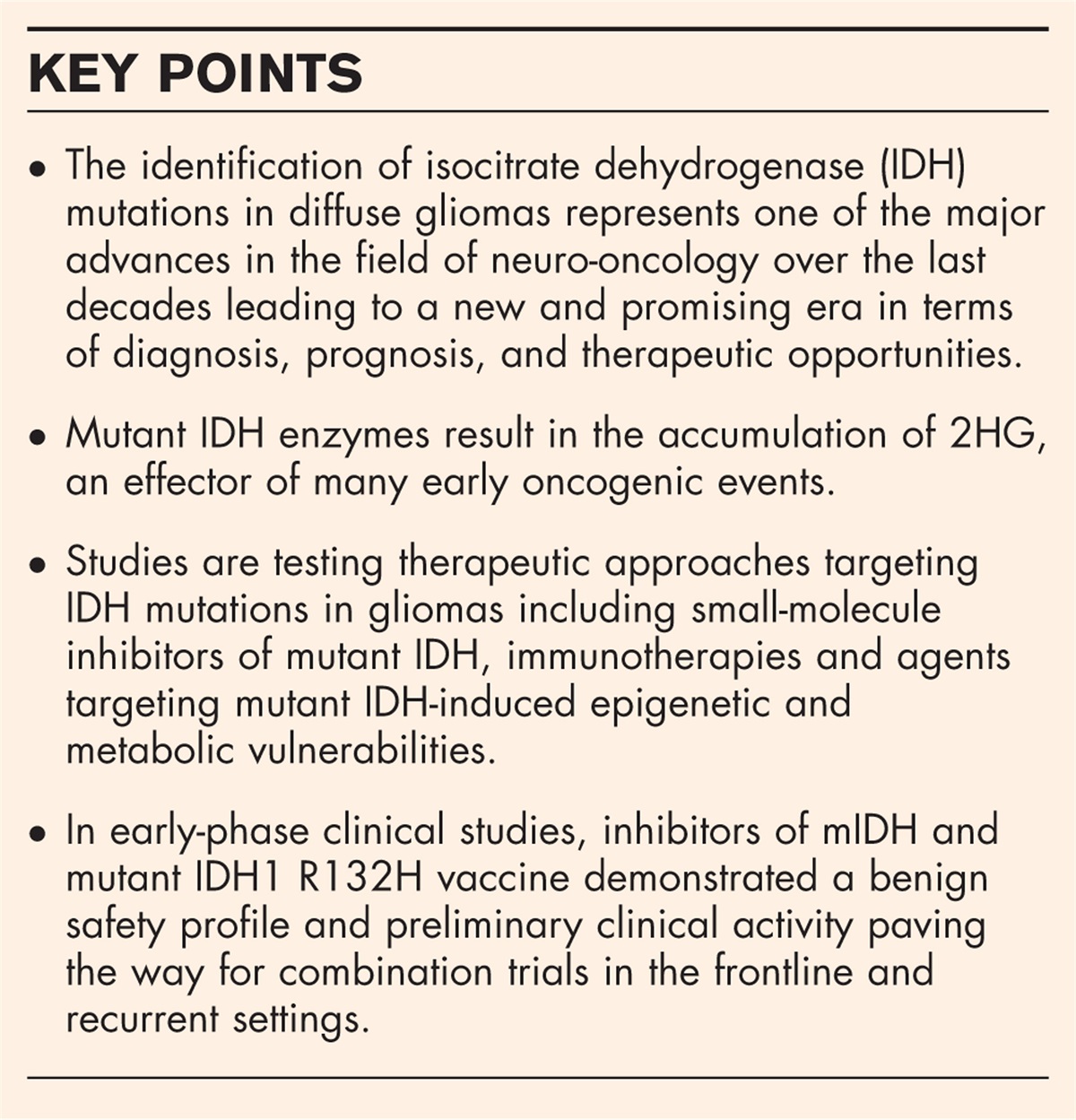 Targeting IDH1/IDH2 mutations in gliomas
