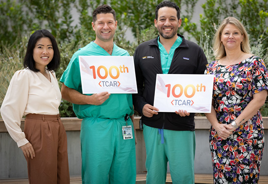 UC Davis Health celebrates TCAR procedure milestone