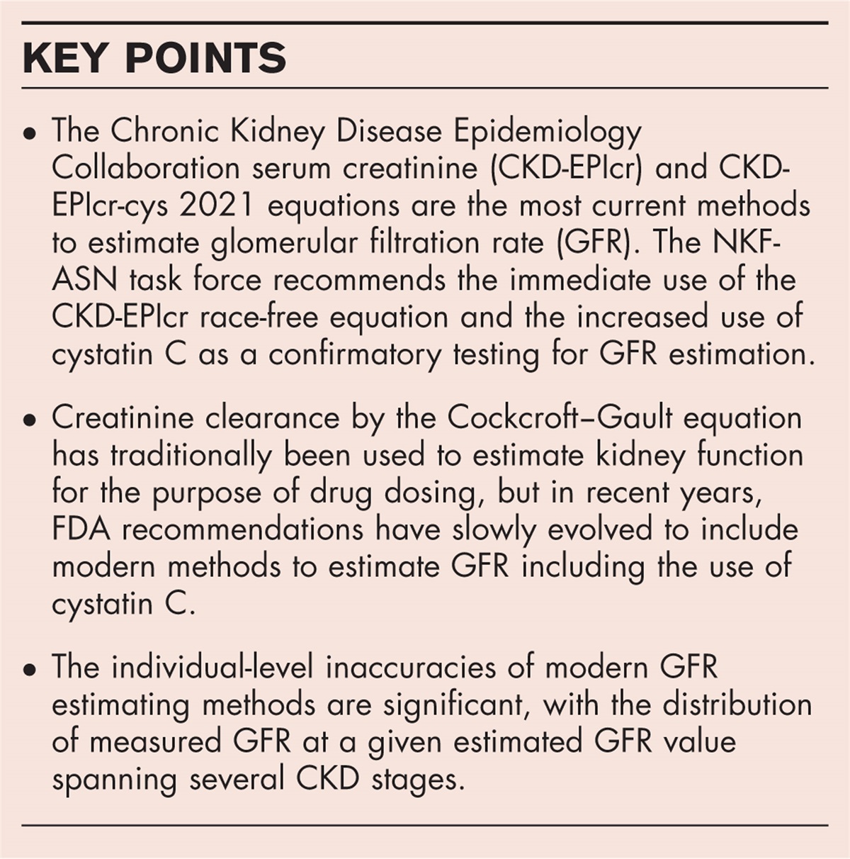 Traditions and innovations in assessment of glomerular filtration rate using creatinine to cystatin C