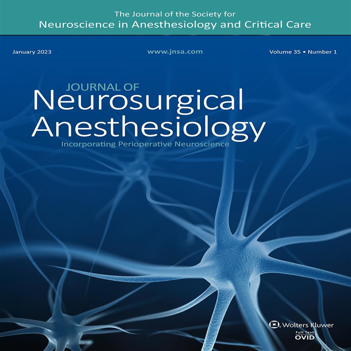 A New Look for the Journal of Neurosurgical Anesthesiology