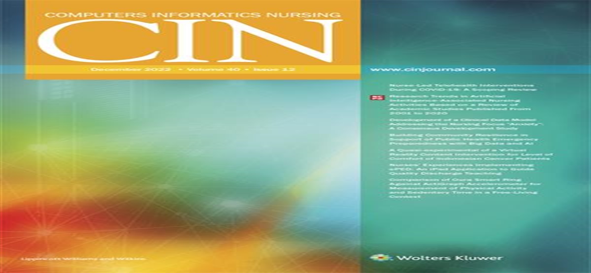 Research Trends in Artificial Intelligence-Associated Nursing Activities Based on a Review of Academic Studies Published From 2001 to 2020