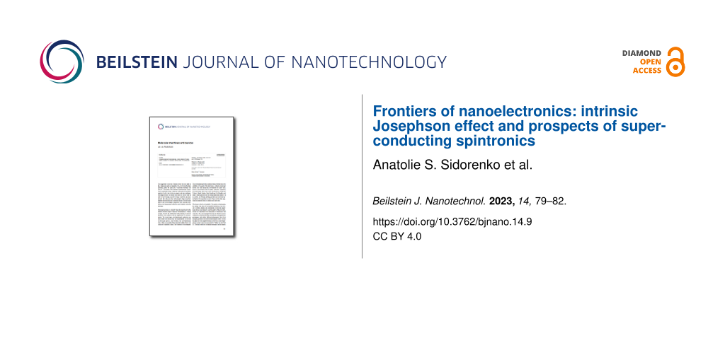 Frontiers of nanoelectronics: intrinsic Josephson effect and prospects of superconducting spintronics