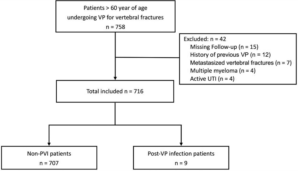 Investigation of preoperative asymptomatic bacteriuria as a risk factor for postvertebroplasty infection